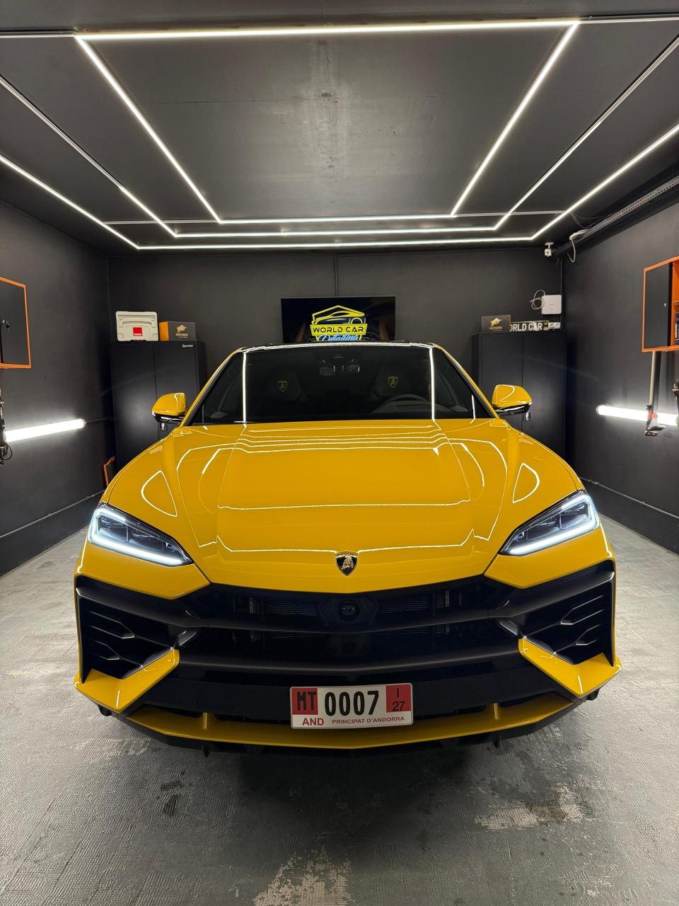 High-end automotive detailing garage